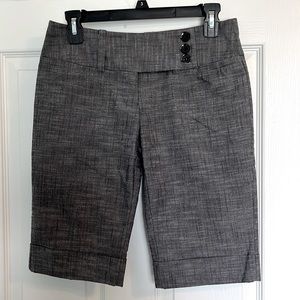 Tracy Evans Gray Bermuda Shorts